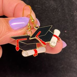 2/20 Gold over Sterling graduation earrings